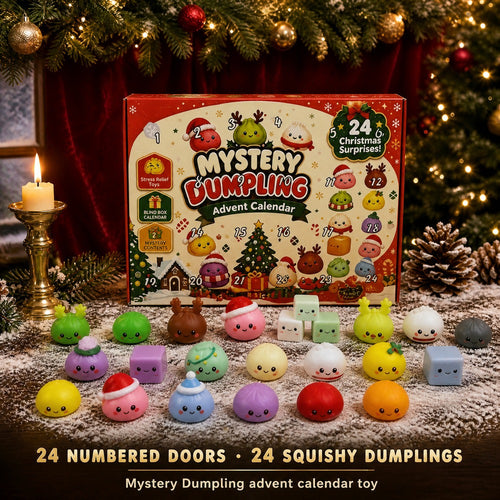 Calendrier de l'Avent Mystery Dumpling avec 24 squishies