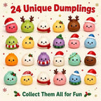 Les 24 dumplings squishies à collectionner